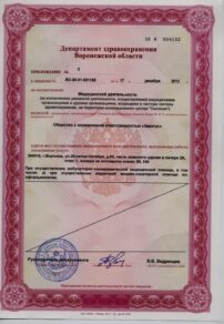 Фото лицензии клиники "Элпис" - 4